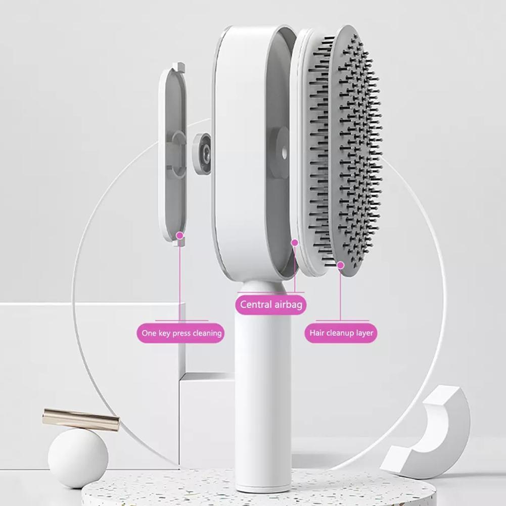 Self-Cleaning 3D Air Cushion Hairbrush