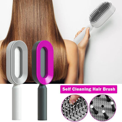 Self-Cleaning 3D Air Cushion Hairbrush