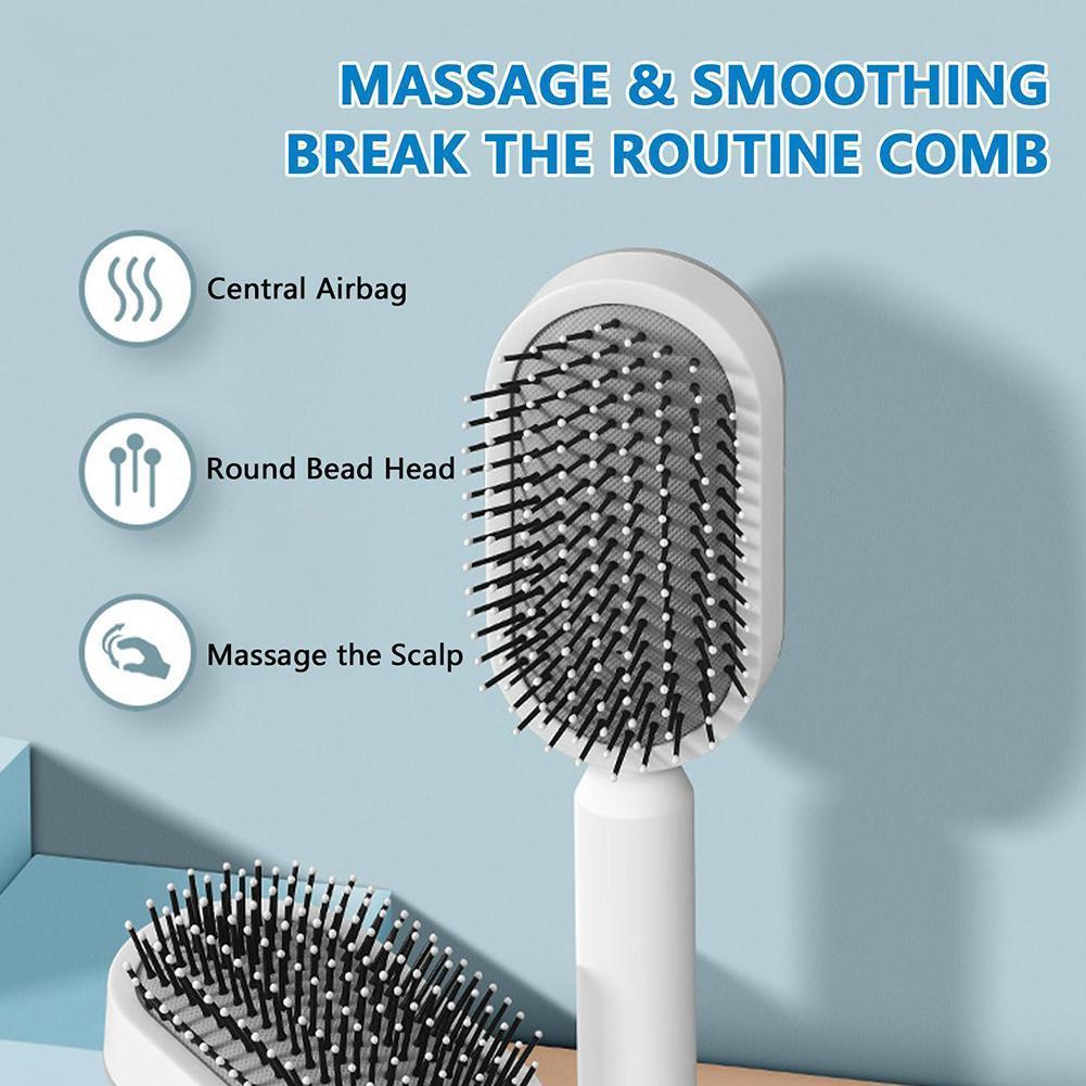 Self-Cleaning 3D Air Cushion Hairbrush