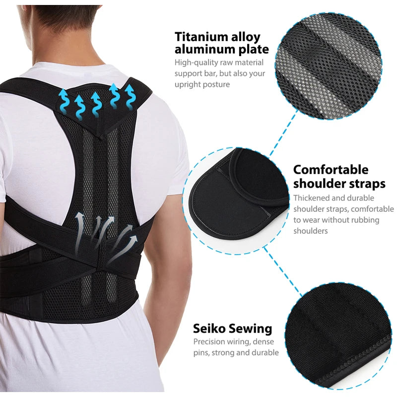 Posture Correction Belt – Relieve Back Pain, Improve Posture, and Boost Confidence