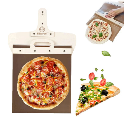 55*35cm Sliding Pizza Peel Shovel Removable Wooden Handle Pizza Spatula