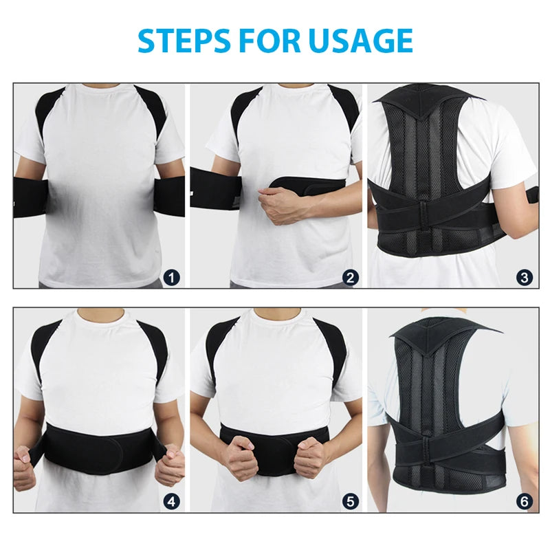 Posture Correction Belt – Relieve Back Pain, Improve Posture, and Boost Confidence