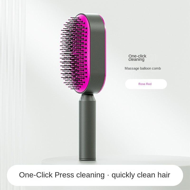 Self-Cleaning 3D Air Cushion Hairbrush